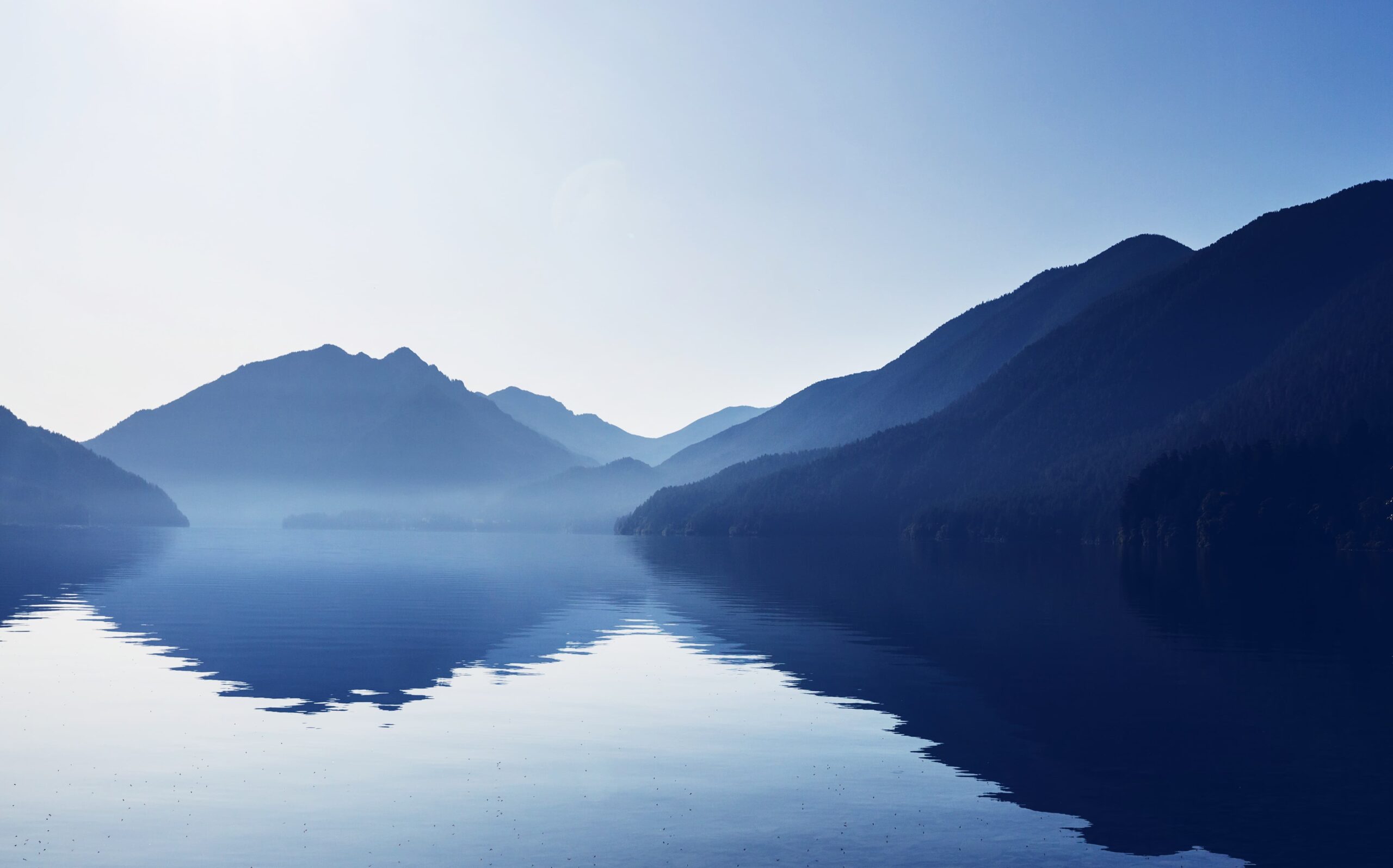 Mountains lake